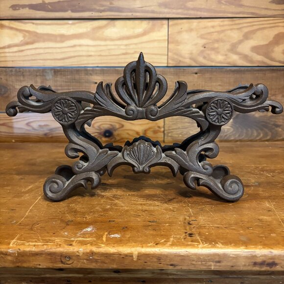 Heavy Wrought Iron Candleholder - Picture 1 of 4